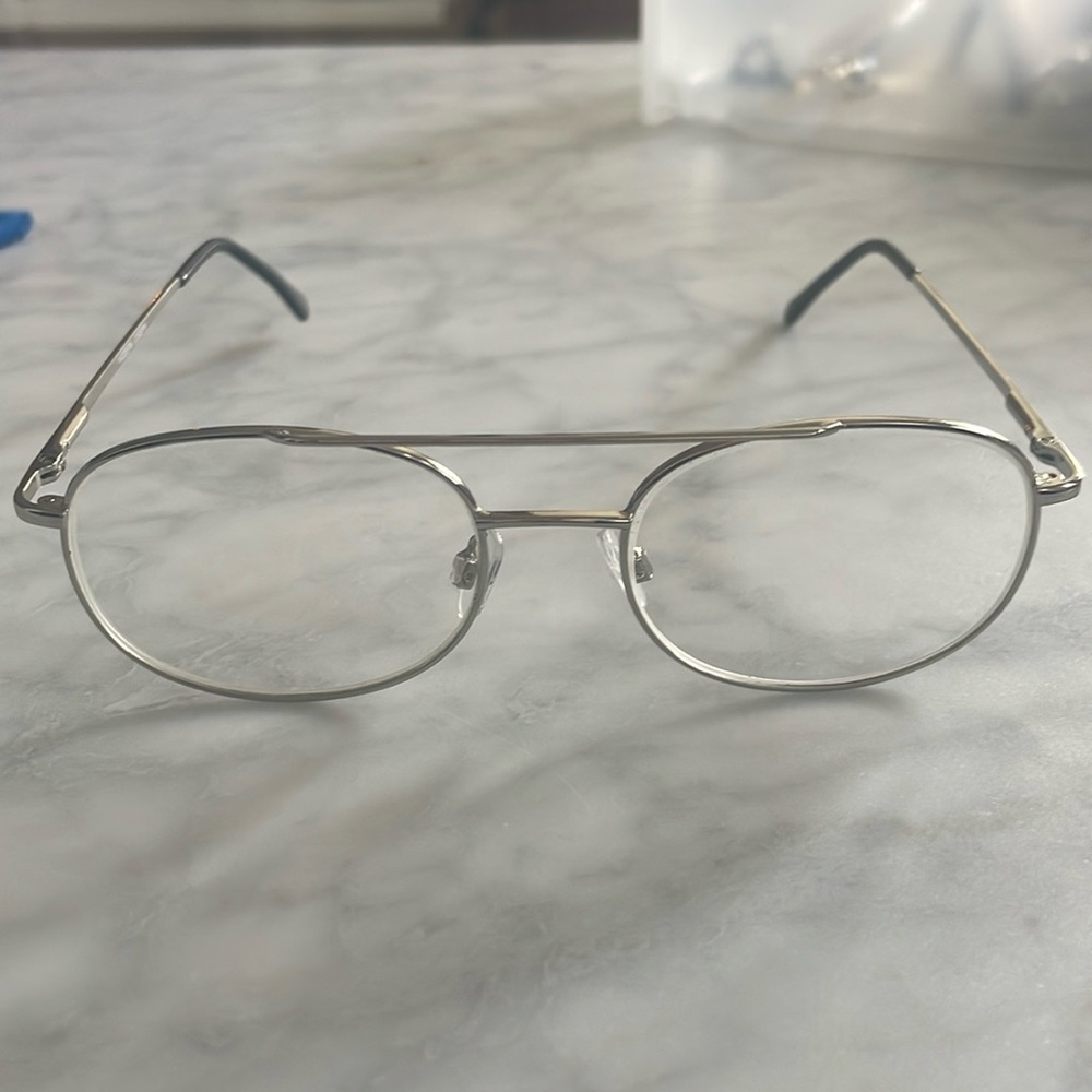 Modern Joseph silver glasses aviator glasses